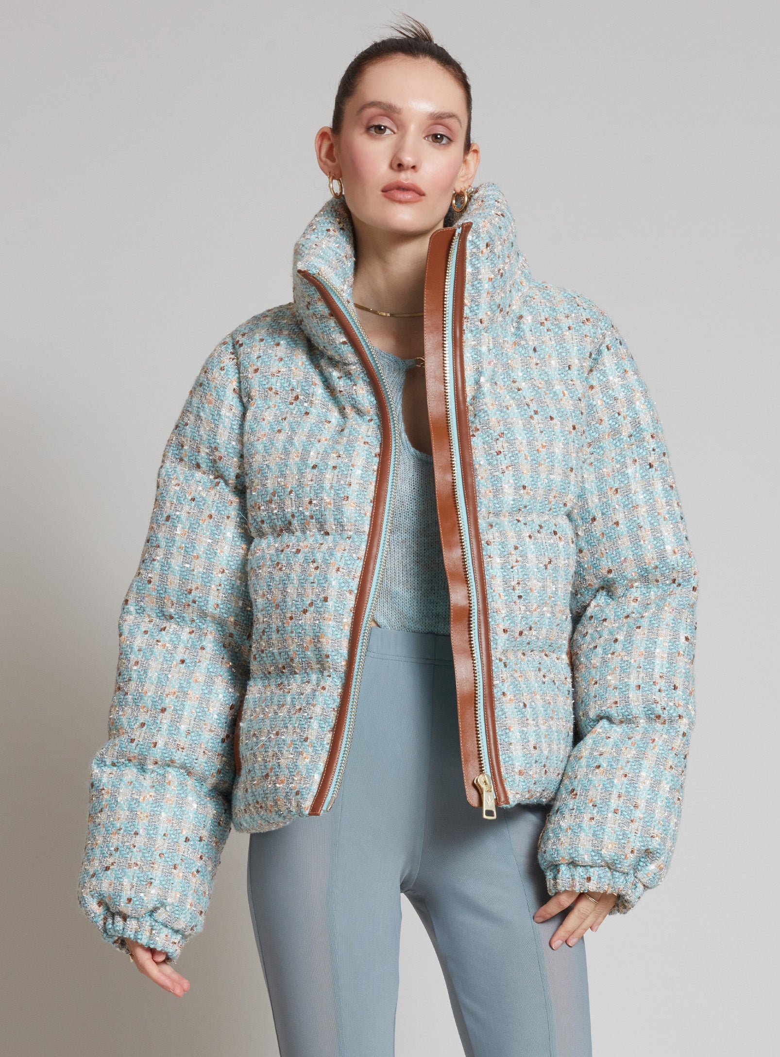 Pastel cheap puffer coat