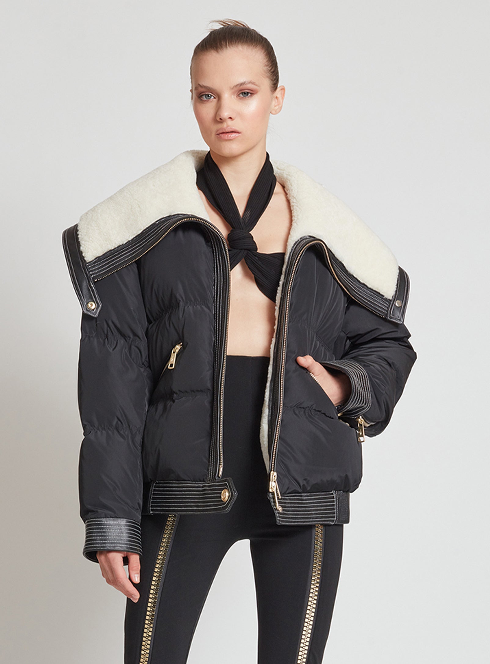 WILLIAMS | LONG HAIR SHEARLING JACKET – Nicole Benisti