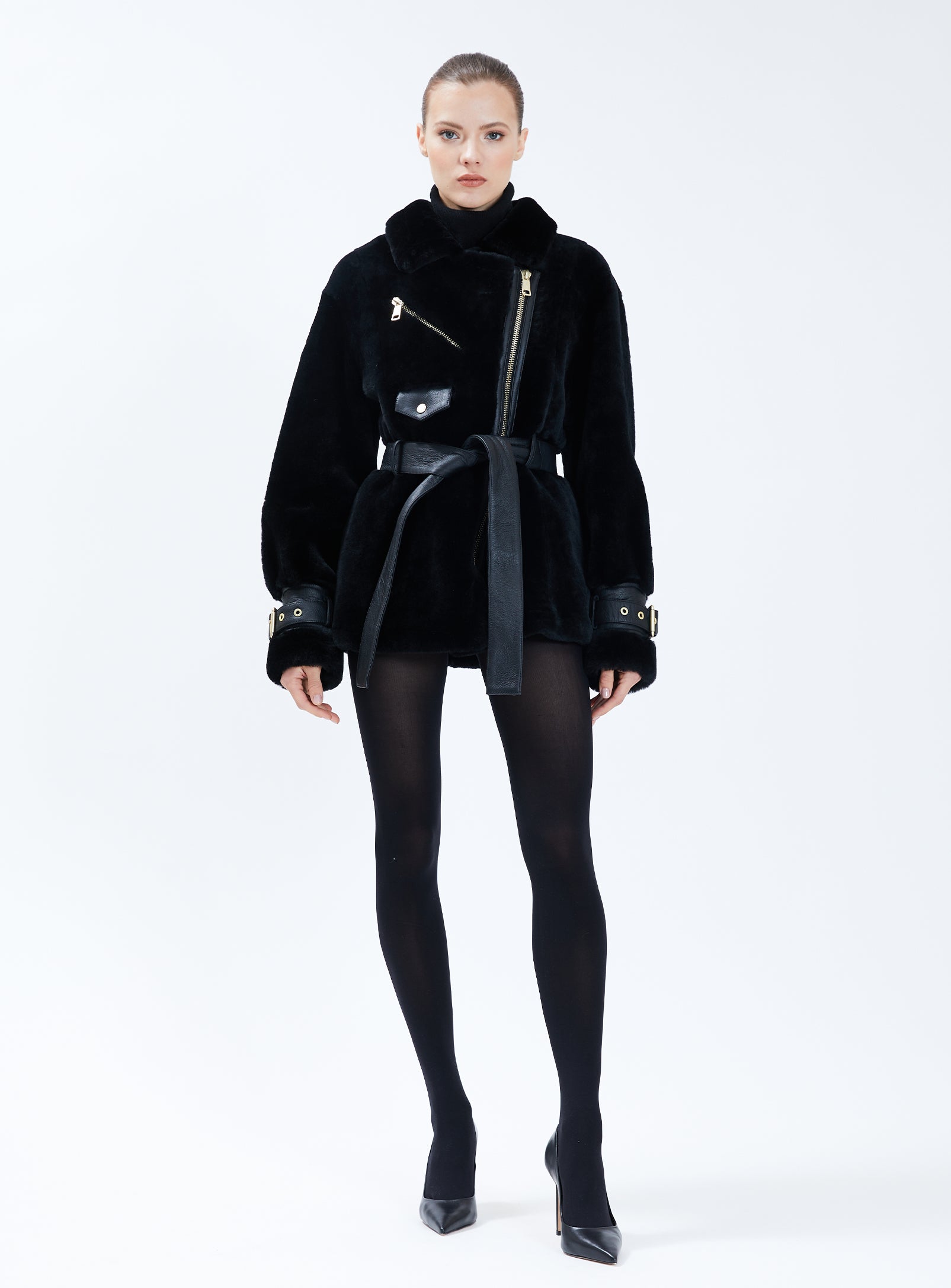 ELIZABETH | SHEARLING JACKET – Nicole Benisti